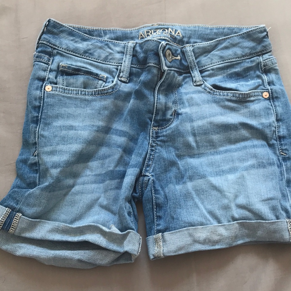 denim shorts